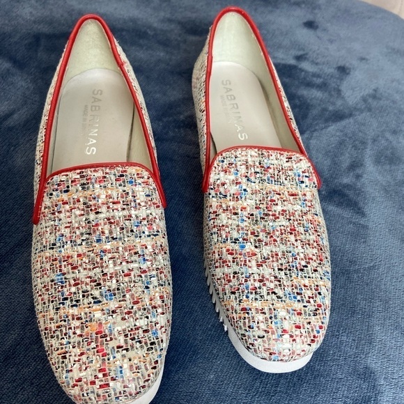 Sabrina’s Multi Colored Slip on Loafers 37/6.5 - Picture 5 of 9